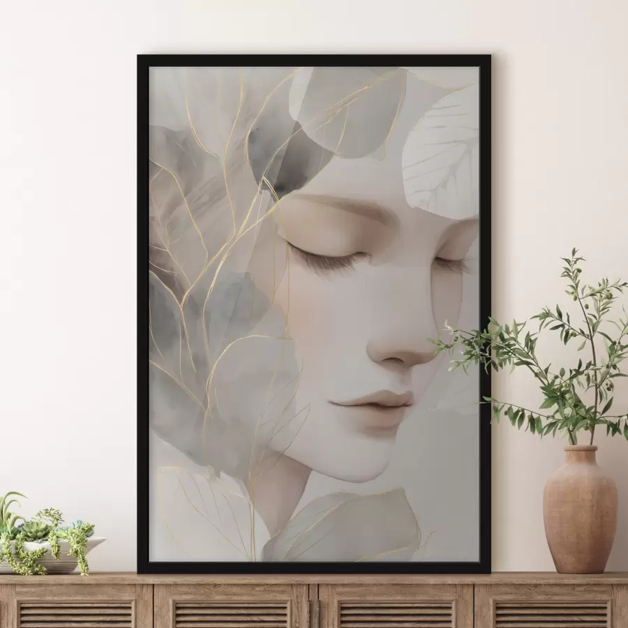 Fototapetes meitene lapās f47937