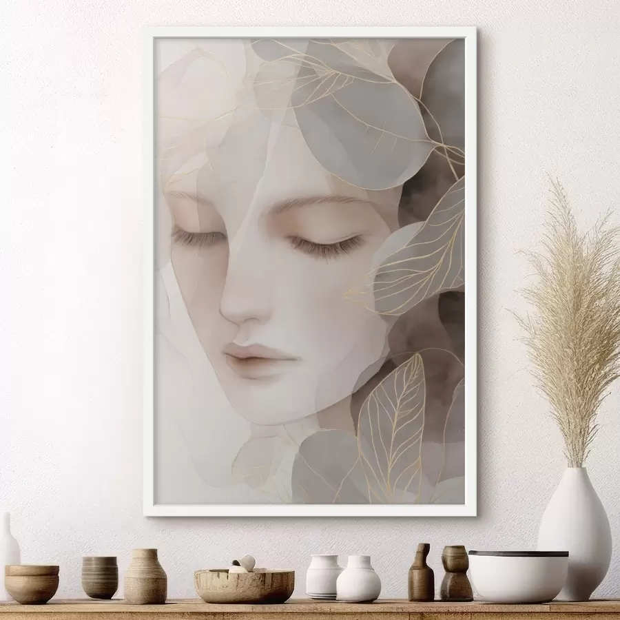 Fototapetes meitene lapās f47938