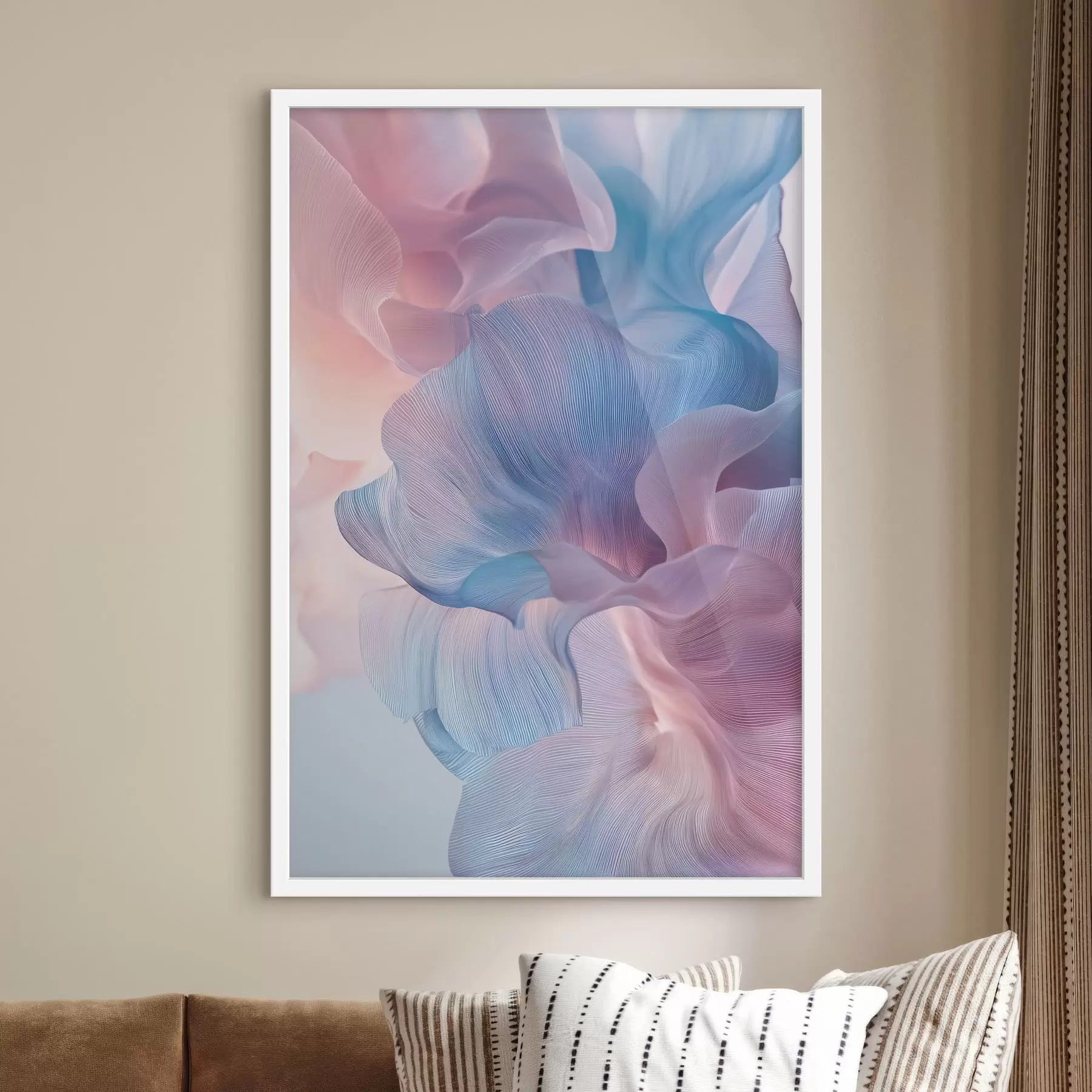 Fototapetes abstrakta viļņi ar apjoma efektu f47946