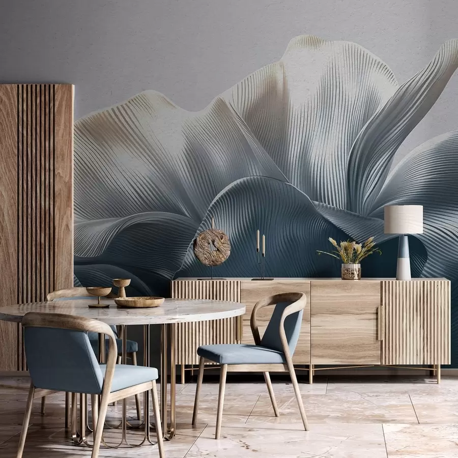 Fototapetes Volumetriskie ziedlapiņas w05242