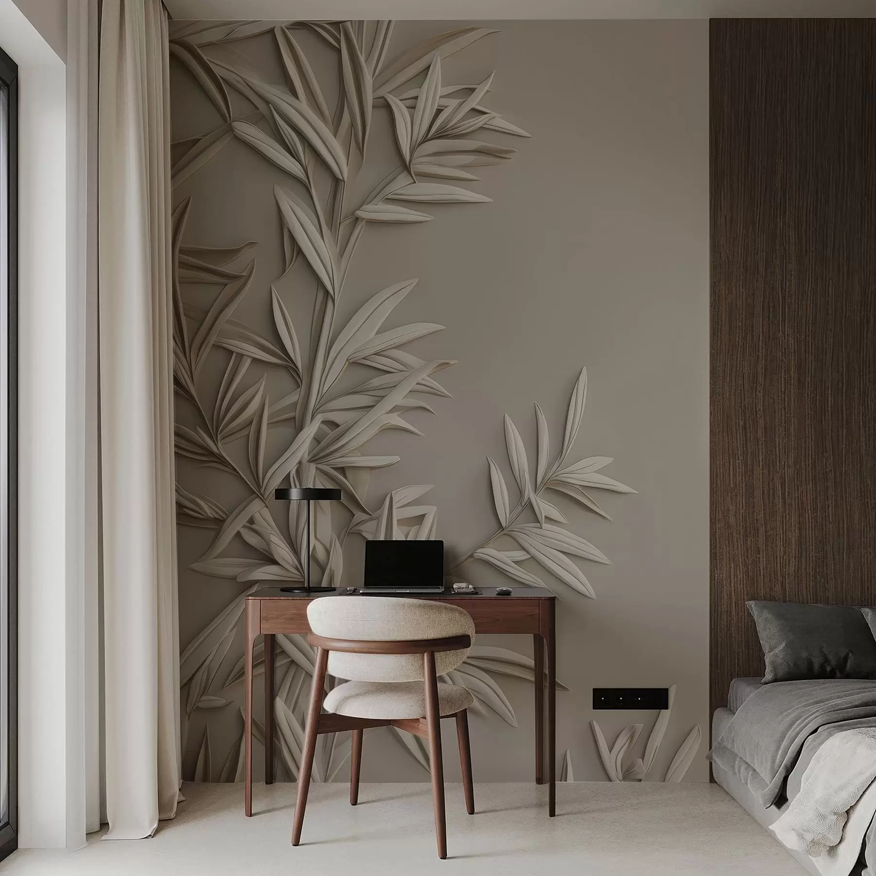 Fototapetes Bazreljefa lapu imitācija w05244