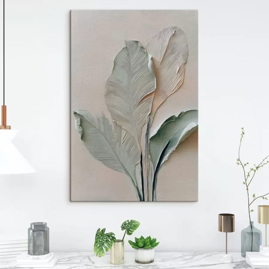 Glezna Abstraktās lapas s48130