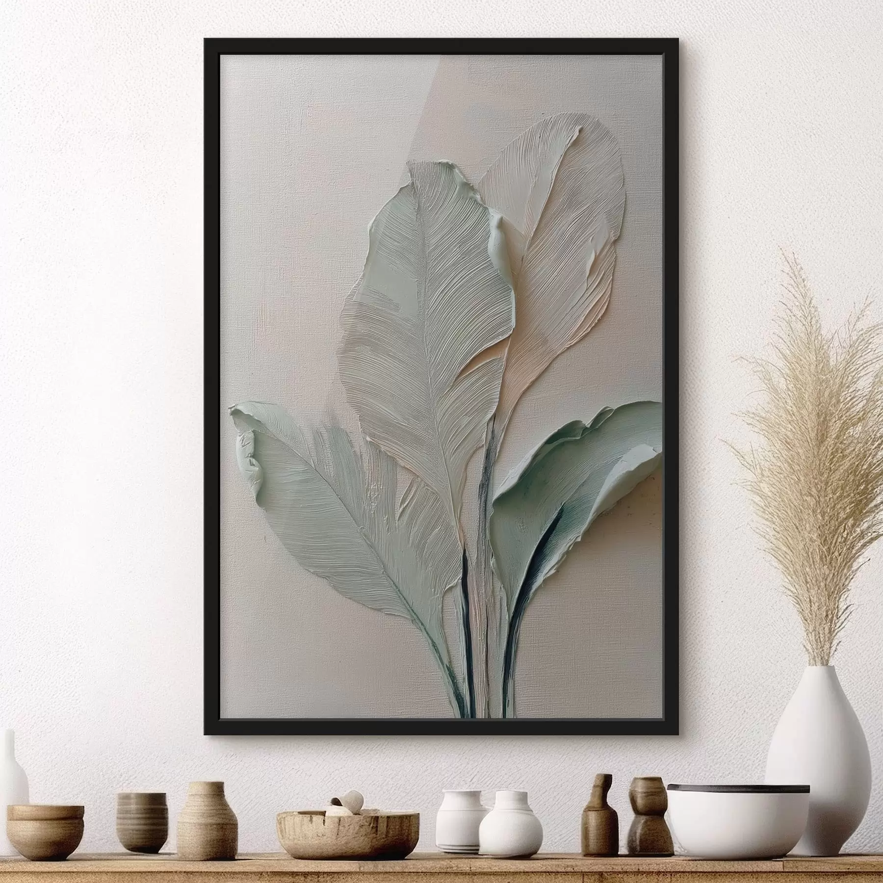 Fototapetes Abstraktās lapas f48130