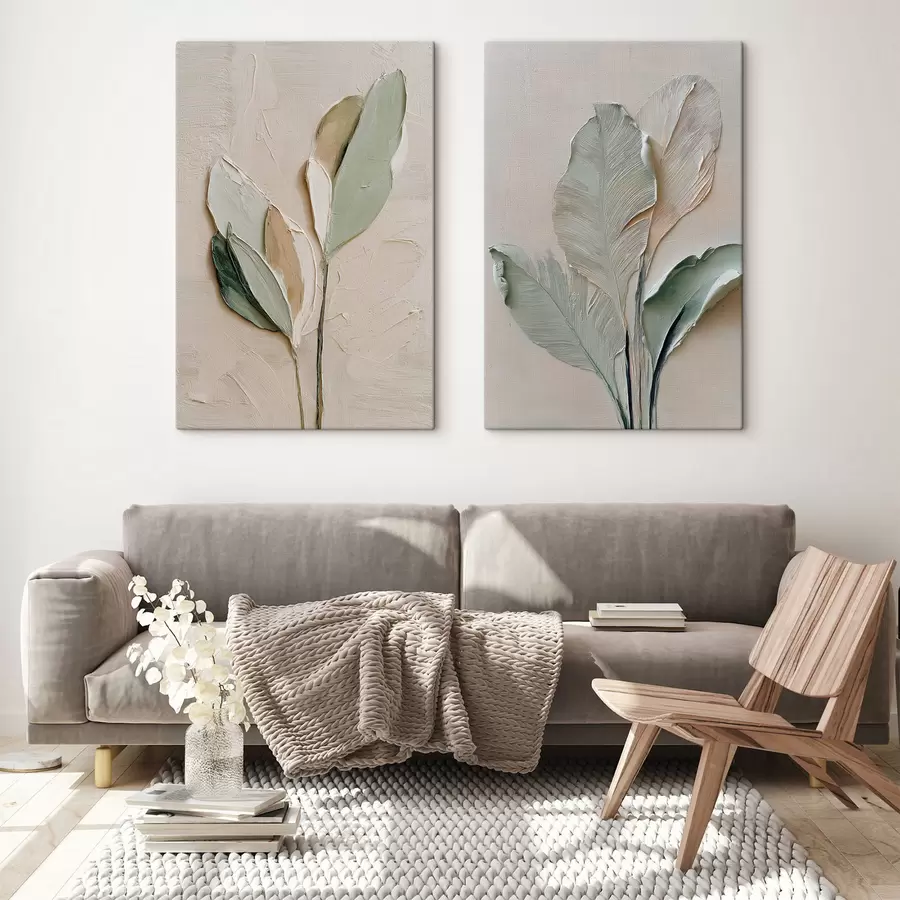 Glezna Abstraktās lapas m30110