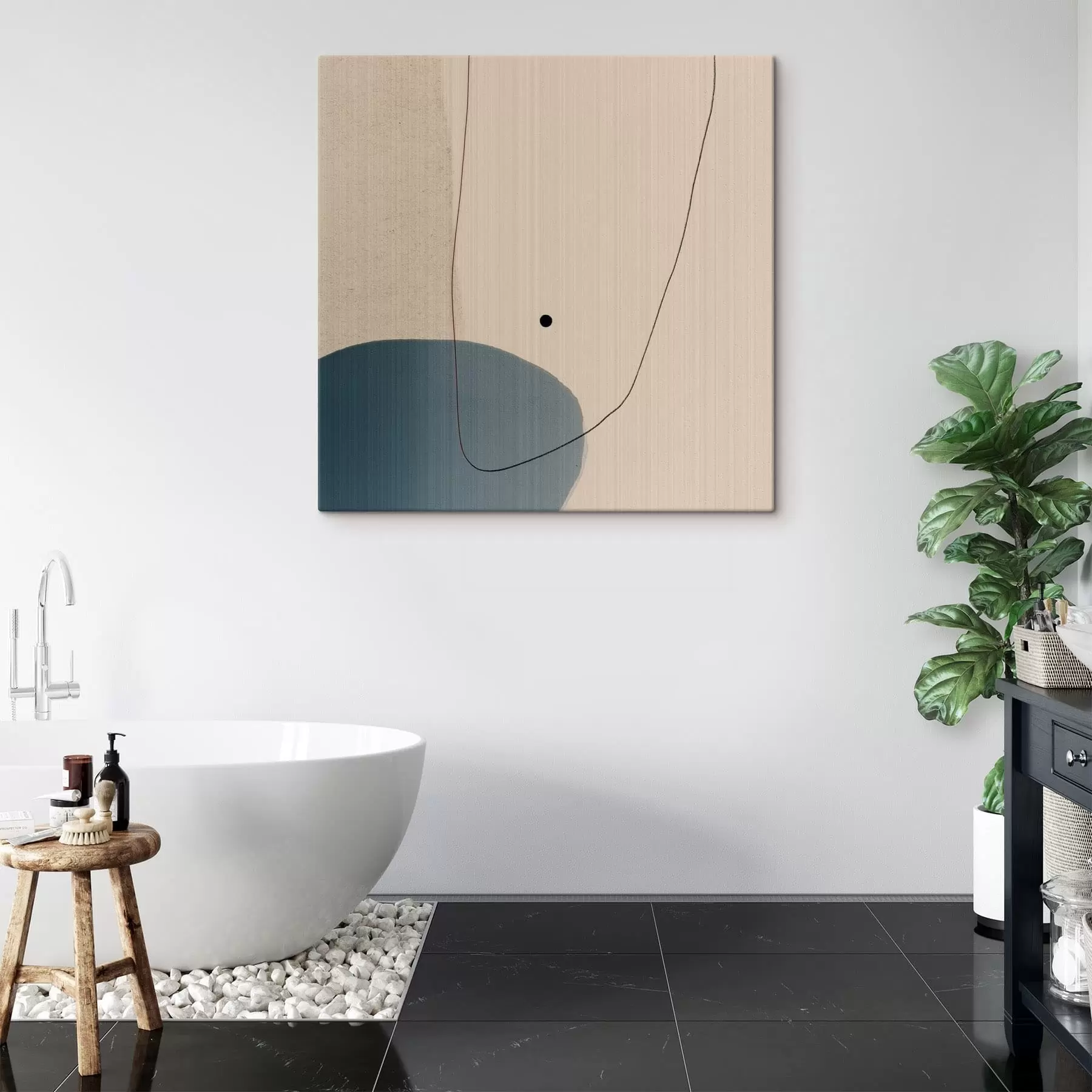 Glezna minimāla abstrakta kompozīcija s48067