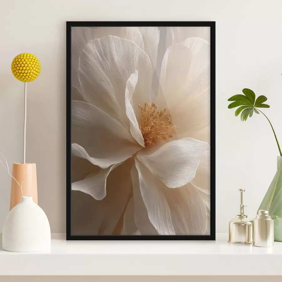 Fototapetes makro ziedu kompozīcija siltos toņos f48120