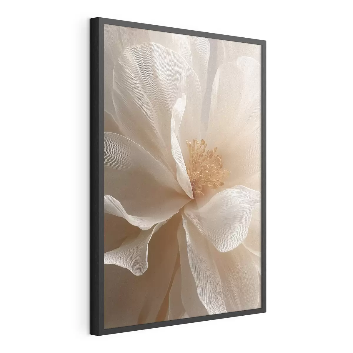 Plakāts makro ziedu kompozīcija siltos toņos f48120