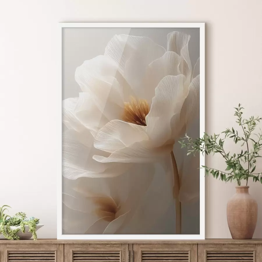 Fototapetes makro ziedu kompozīcija siltos toņos f48121