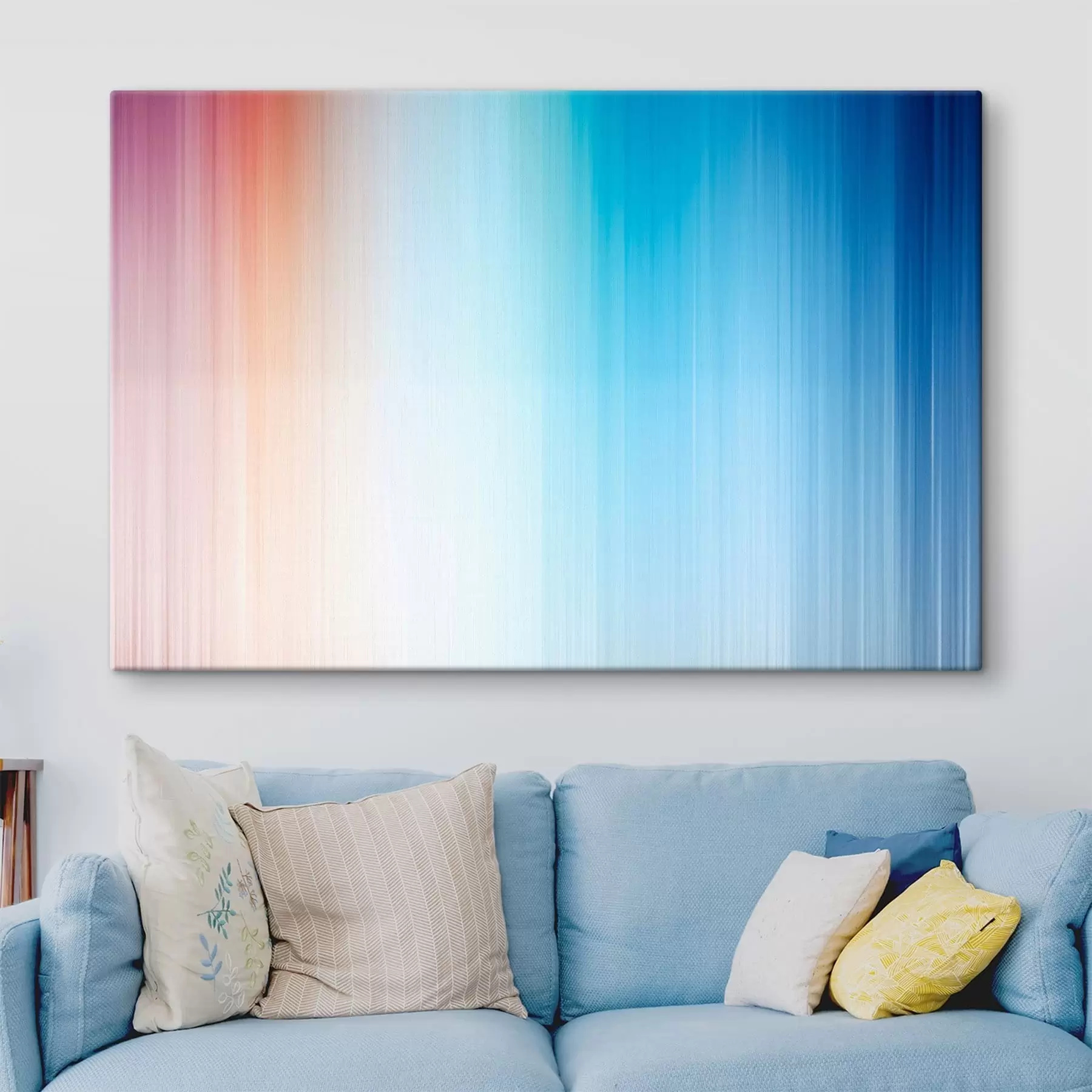 Fototapetes Vienmērīgs pārejas no siltā uz zilo s48090