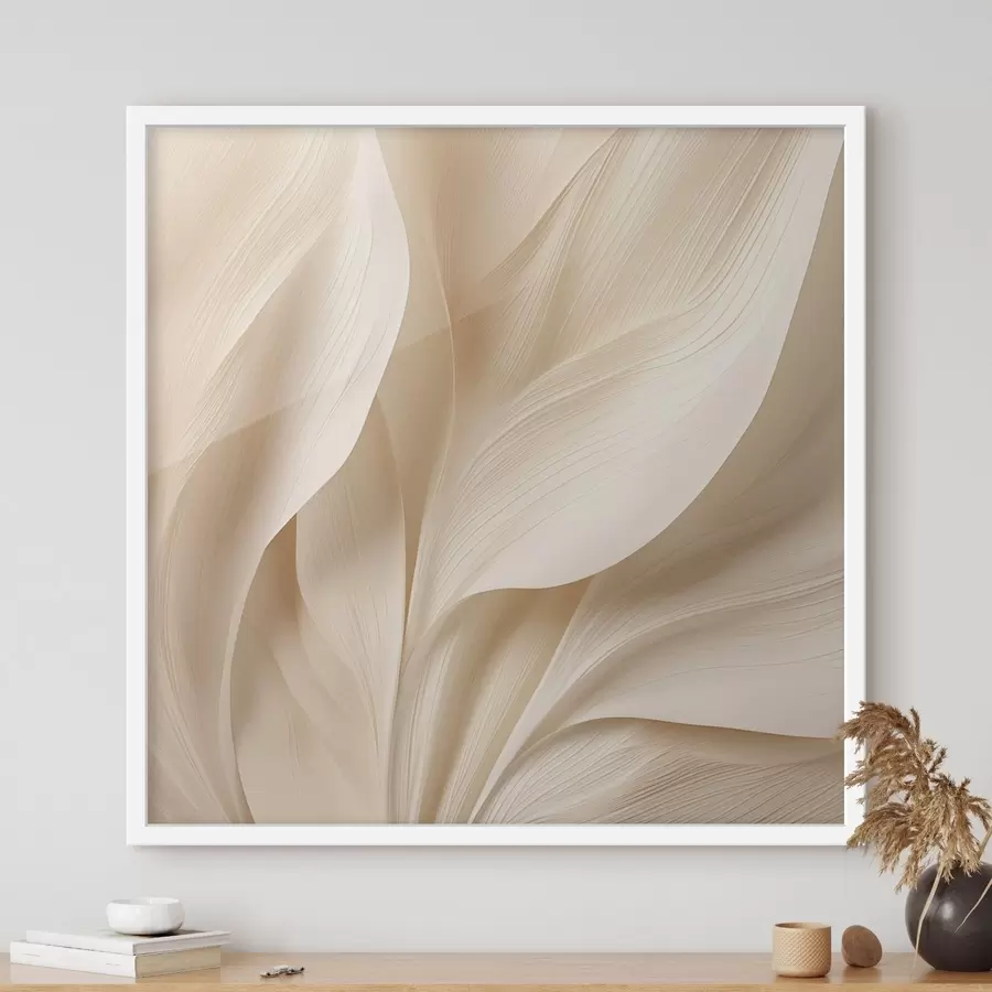 Fototapetes Abstraktas smilškrāsas plūstošas līnijas f48095