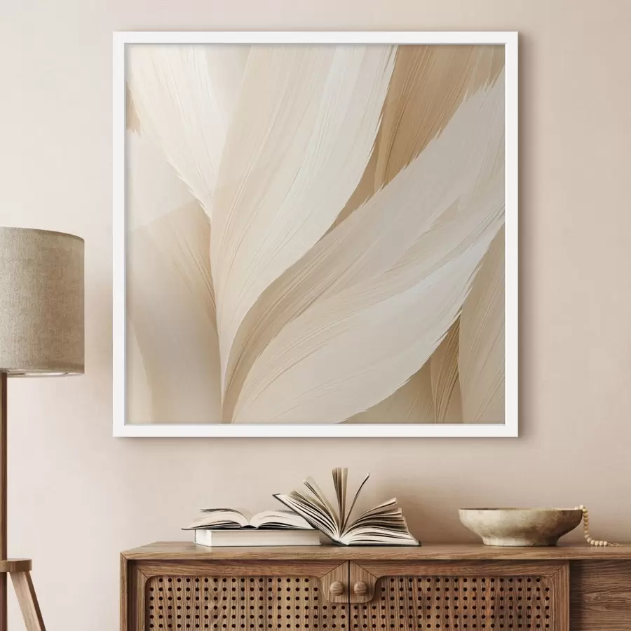 Fototapetes Gaišas, spalvainas formas smilškrāsas toņos f48096