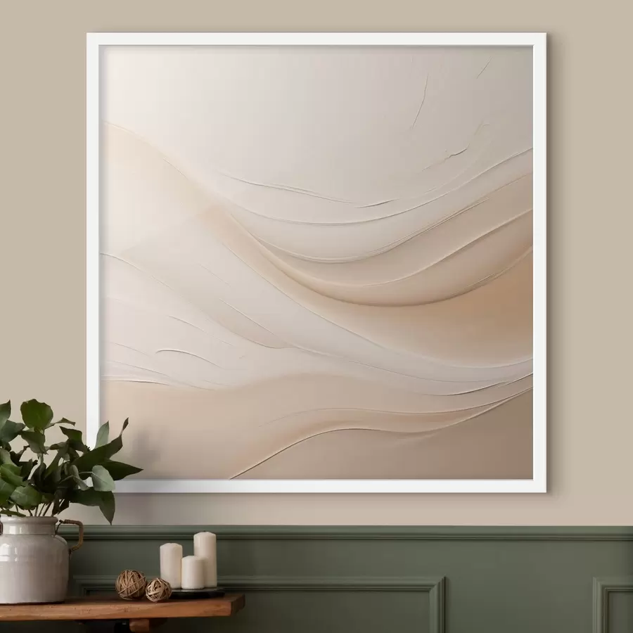 Fototapetes Minimāls gaišā toņa viļņu raksts f48097