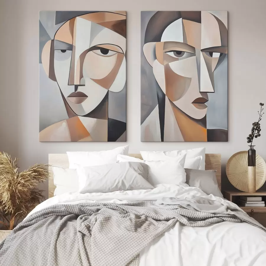 Glezna Mūsdienu kubisma portreti  m30065