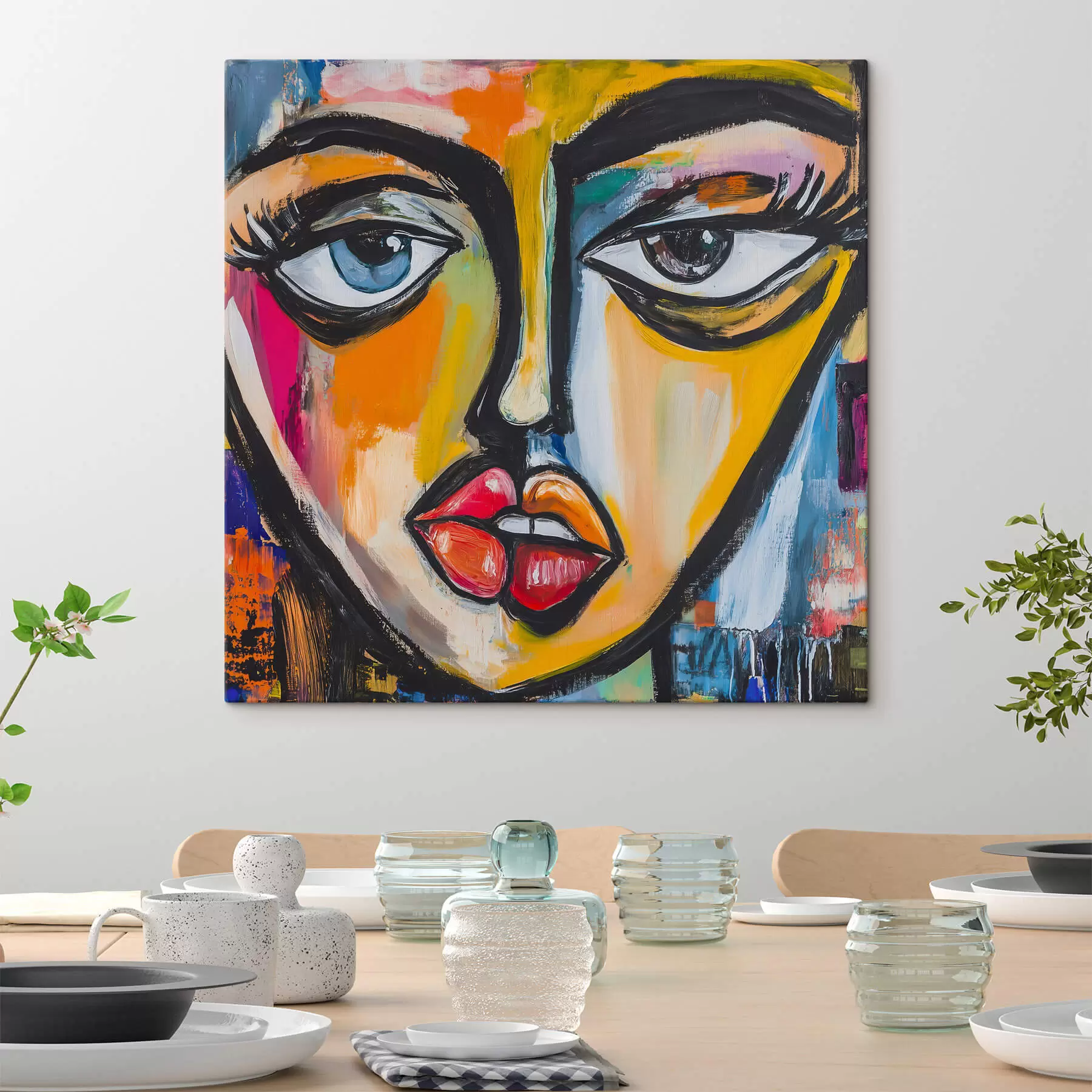 Glezna Abstraktais portrets s47784