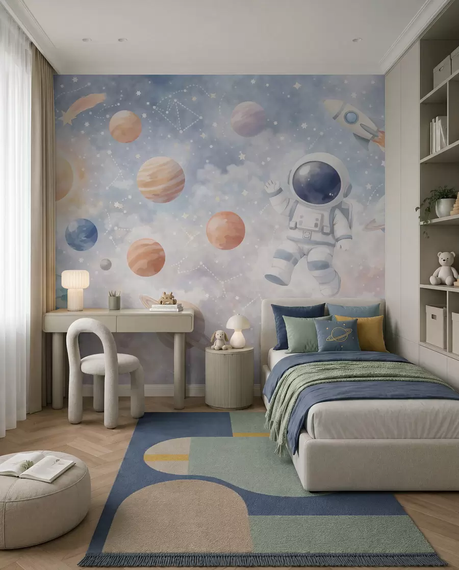 Fototapetes Mazā astronauta ceļojums w05233
