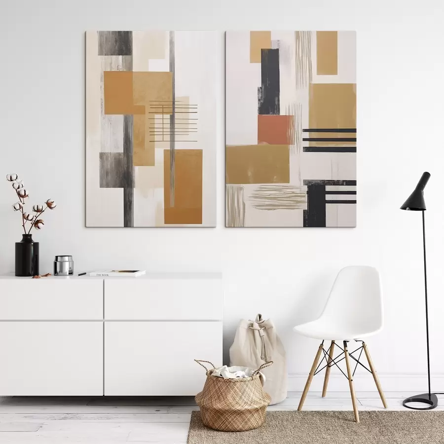 Glezna Abstrakcija ar nolietotas tekstūras imitāciju m30118