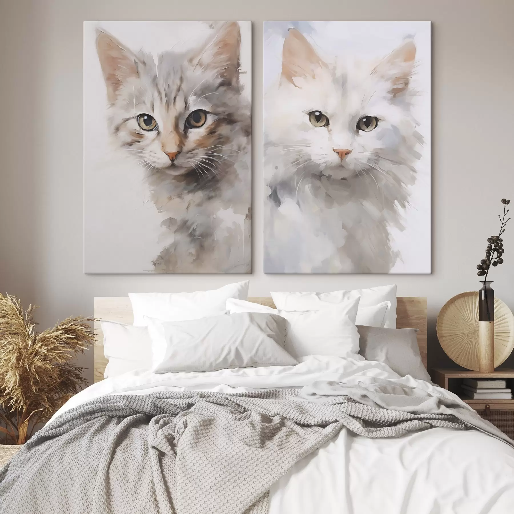 Glezna Kaķa imitācijas glezna m30119