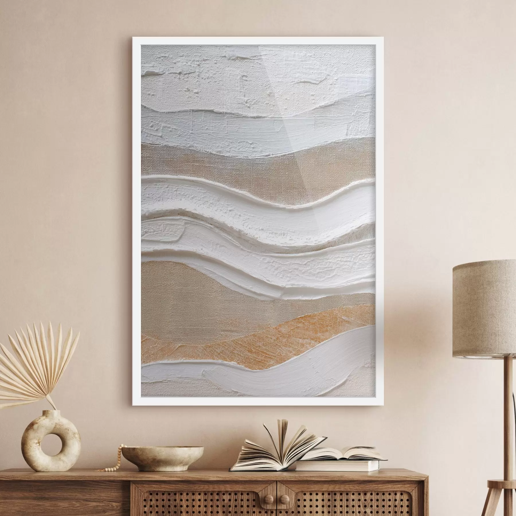 Fototapetes Teksturēta kompozīcija ar izteiksmīgiem triepieniem minimālisma stilā f47965