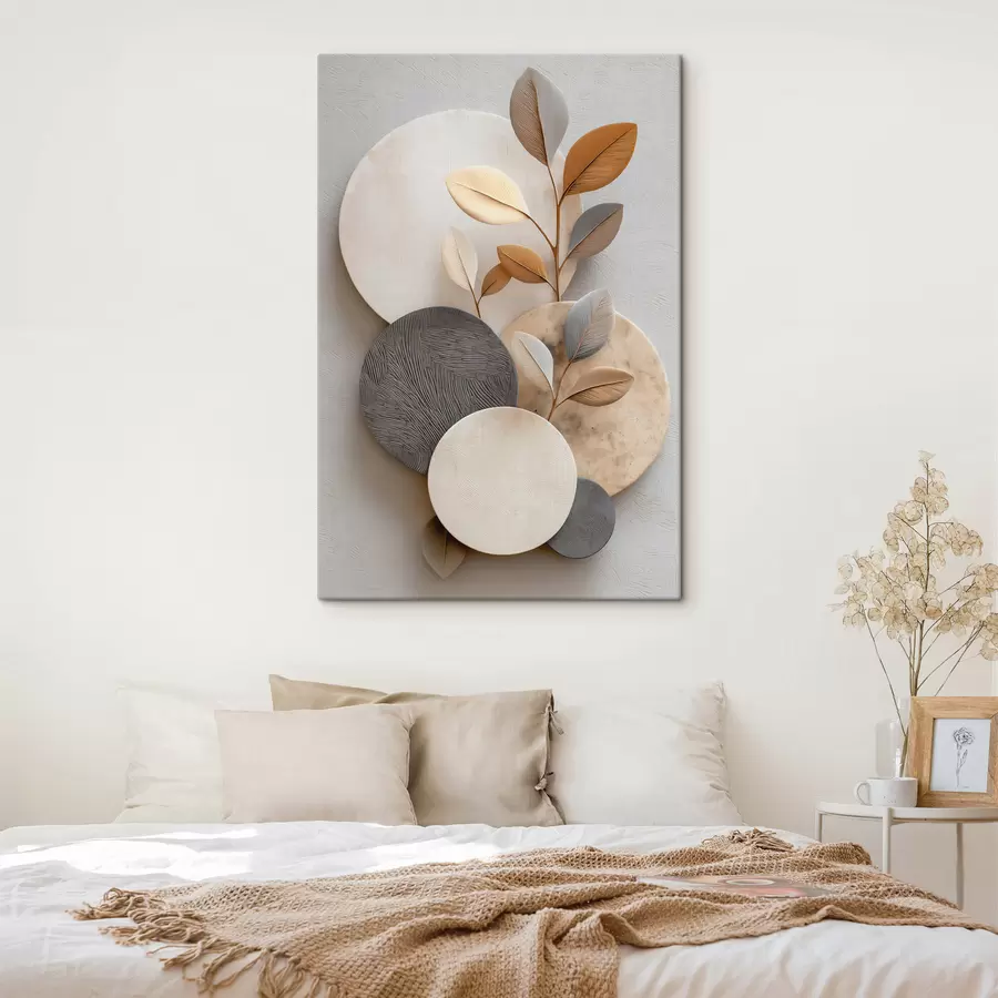 Fototapetes Apļi un lapu zari s48223