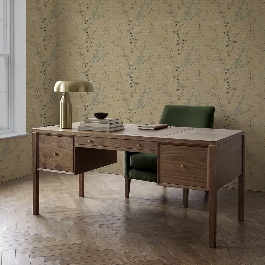 Fototapetes Abstrakts botānisks raksts ar apļiem a01126