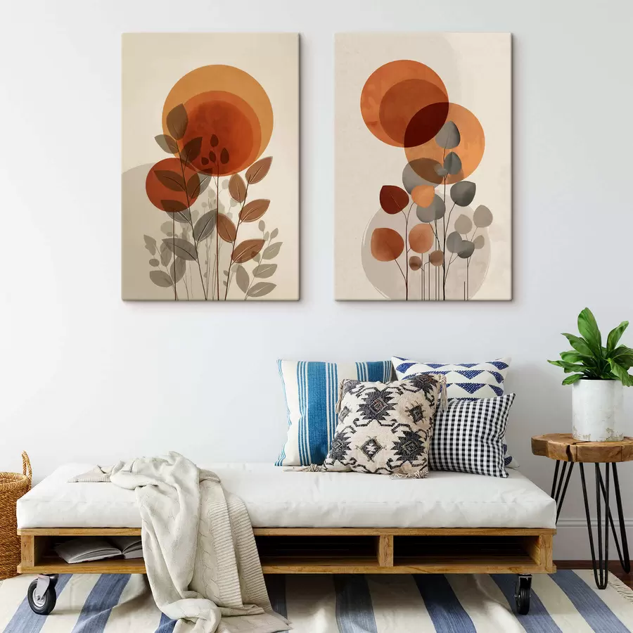 Glezna Abstraktās lapas m30158