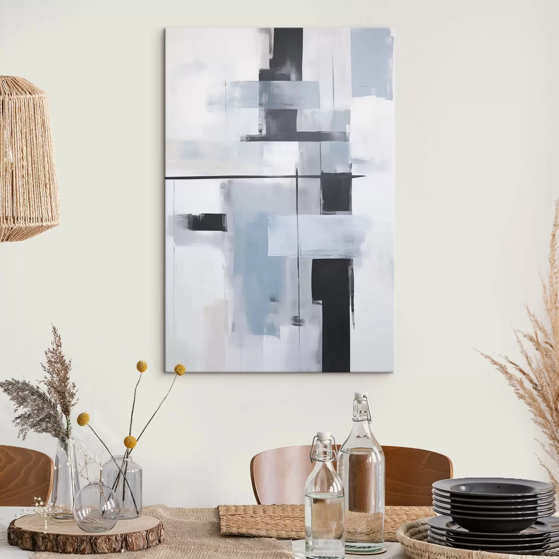 Glezna Mūsdienu abstrakcija glezniecības imitācija s48261