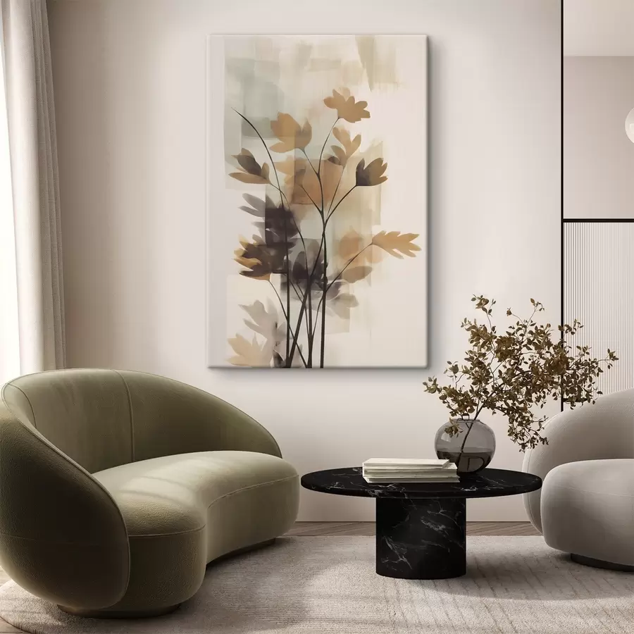 Glezna Abstraktā veģetācija s48268