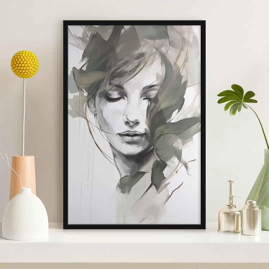 Fototapetes Abstrakts sievietes portrets f48270