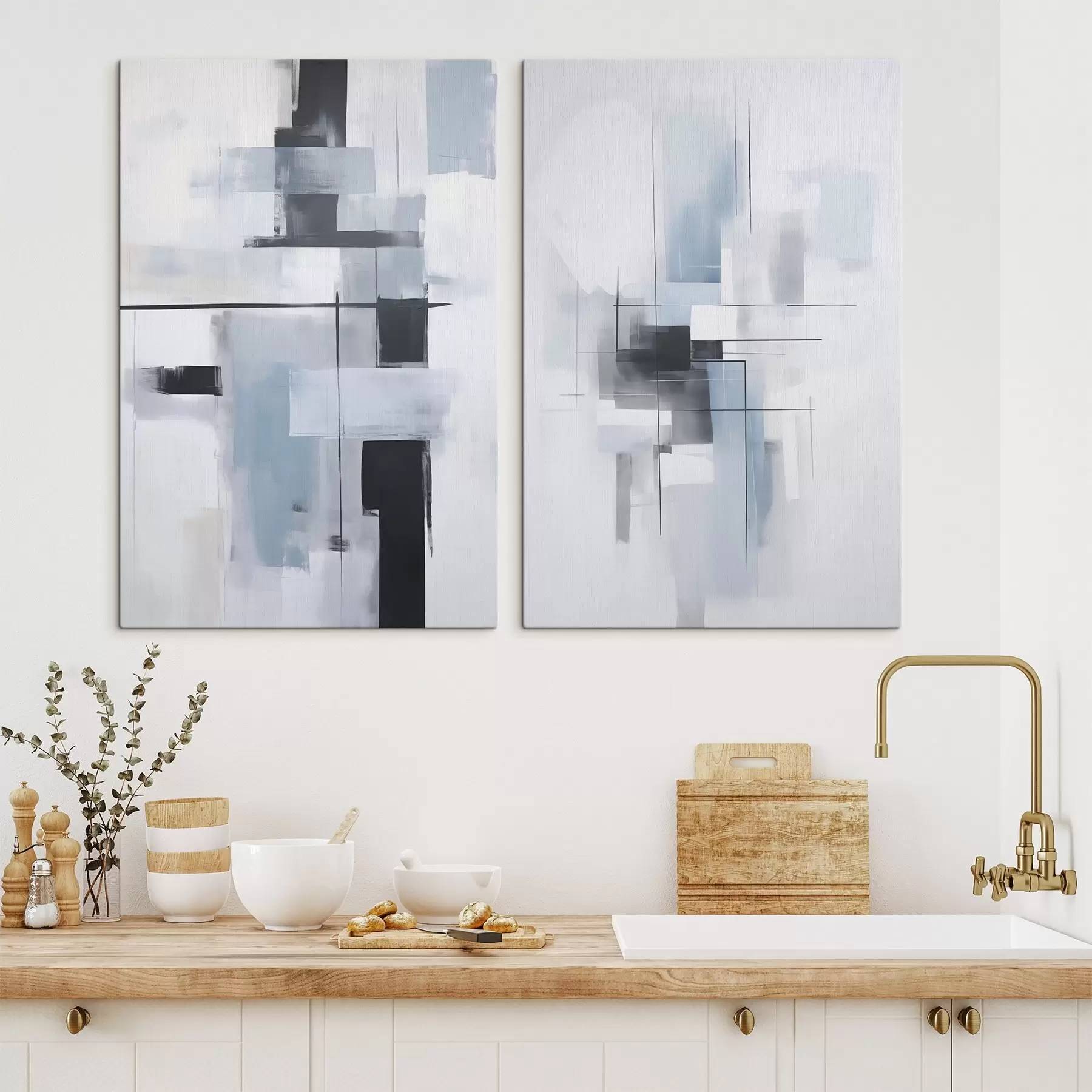 Glezna Mūsdienu abstrakcija glezniecības imitācija m30165