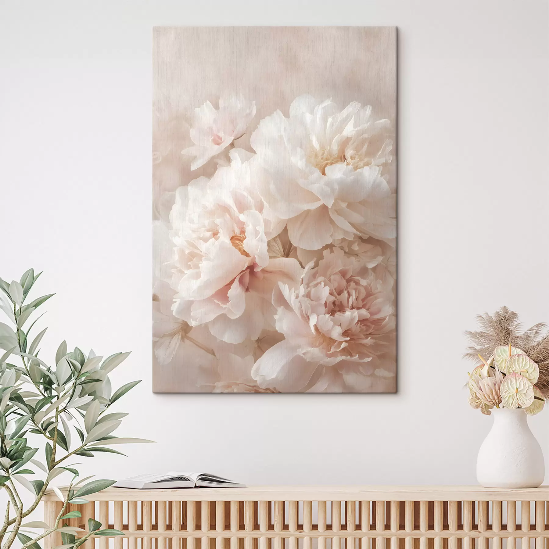 Fototapetes krāšņas rozā peonijas s47953