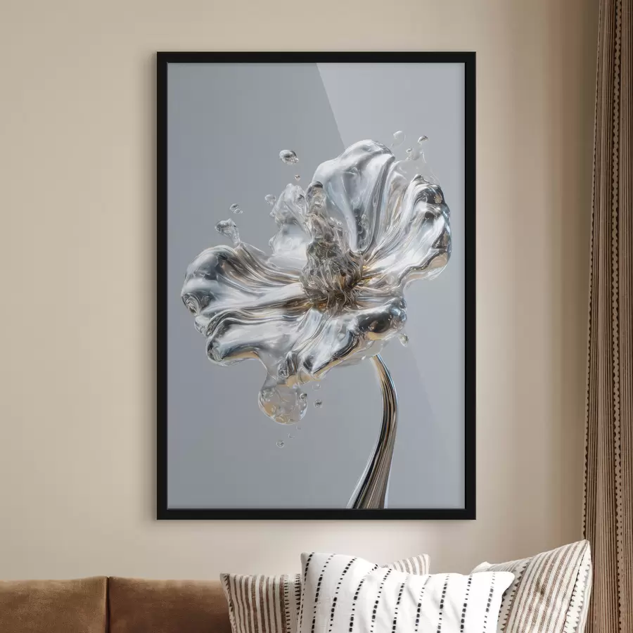 Fototapetes zieds šķidrā tekstūras stilā f47956