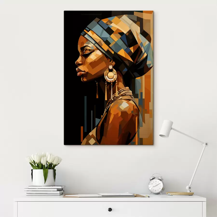 Glezna Sievietes abstraktais portrets s48299