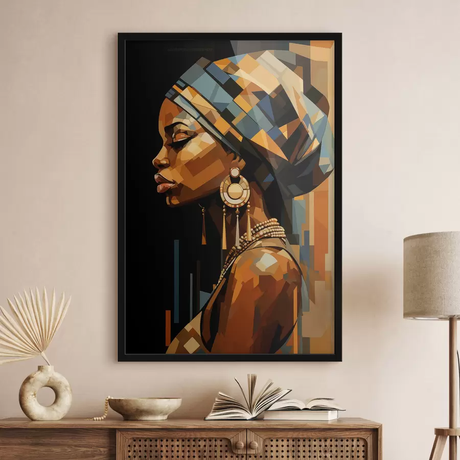 Fototapetes Sievietes abstraktais portrets f48299