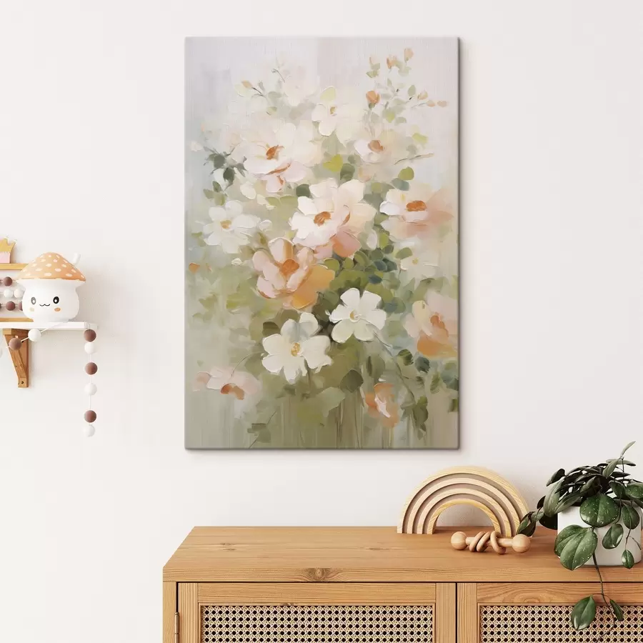 Glezna Ziedu imitācija glezniecība s48322