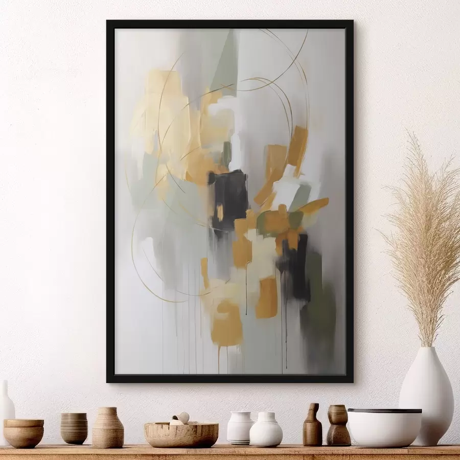 Fototapetes Glezniecības abstrakcijas imitācija f48324