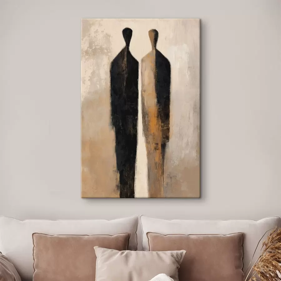 Glezna Abstrakti silueti s48369