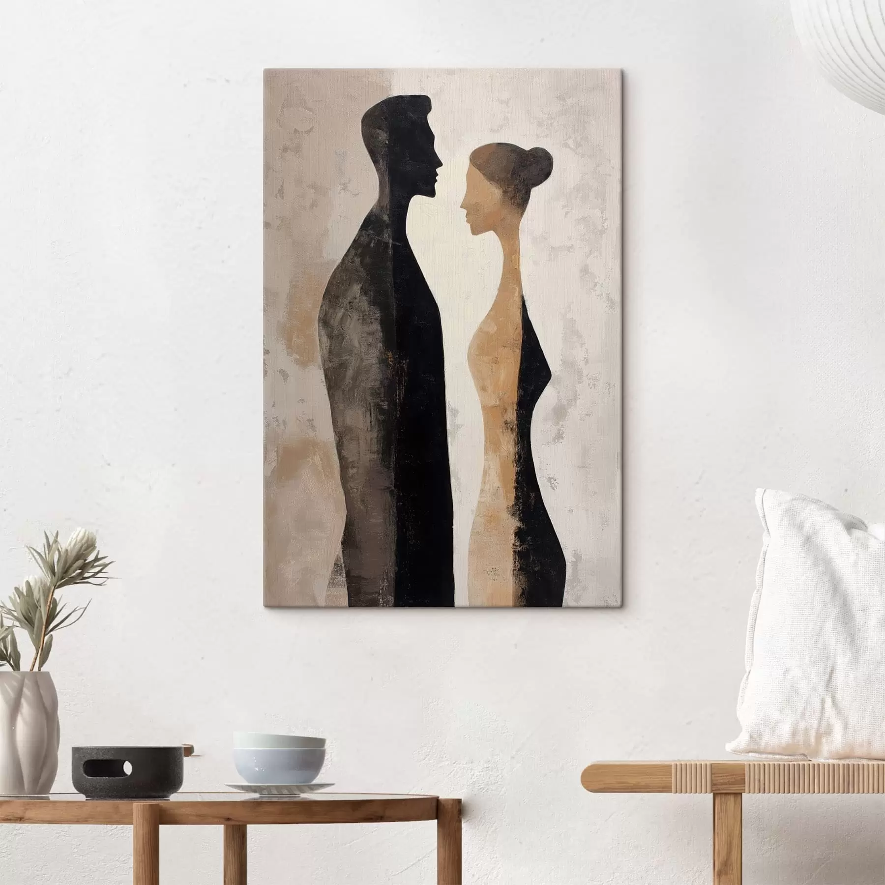 Glezna Abstrakti silueti s48370