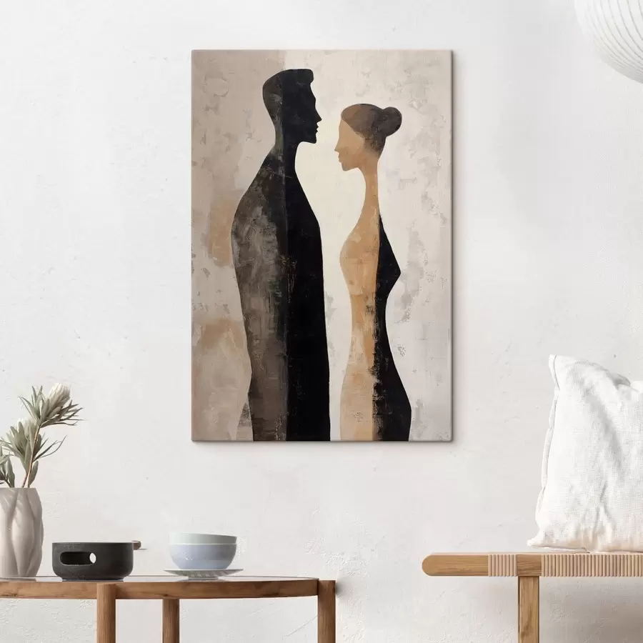 Glezna Abstrakti silueti s48370