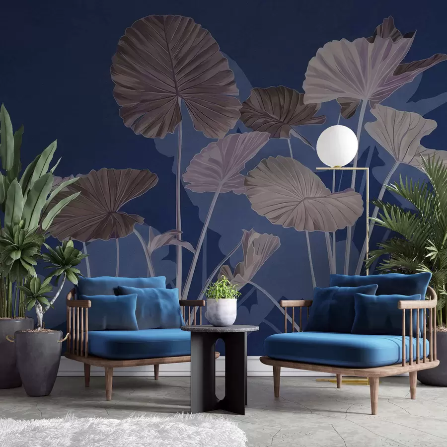 Fototapetes Krāsoto lotosu dārzs w05364