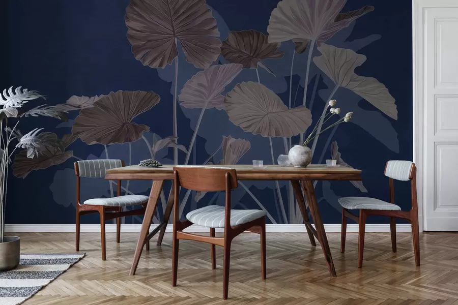 Fototapetes Krāsoto lotosu dārzs w05364