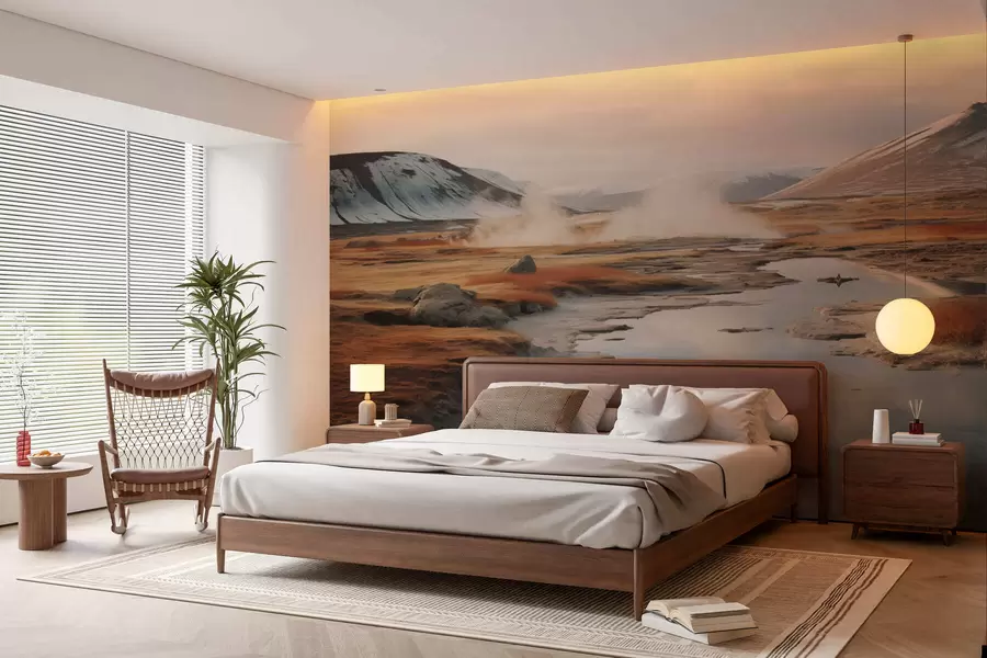 Fototapetes Upes ieleja w05365