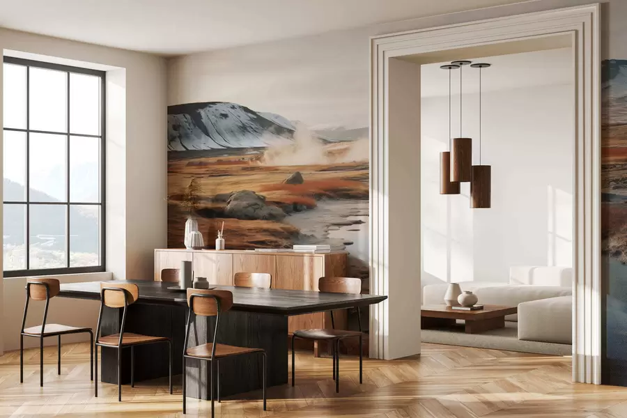 Fototapetes Upes ieleja w05365