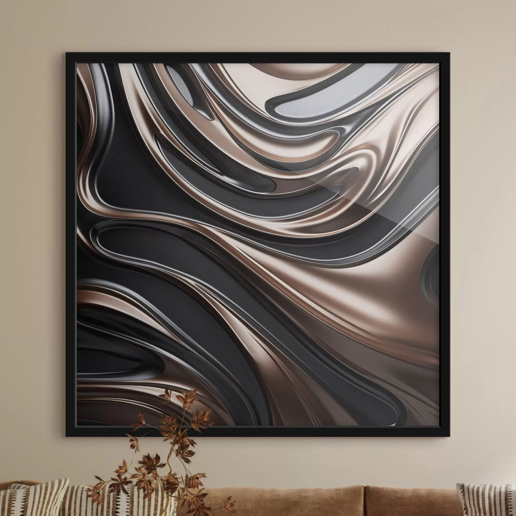 Fototapetes Abstrakta māksla ar virpuļveida rakstiem f48400