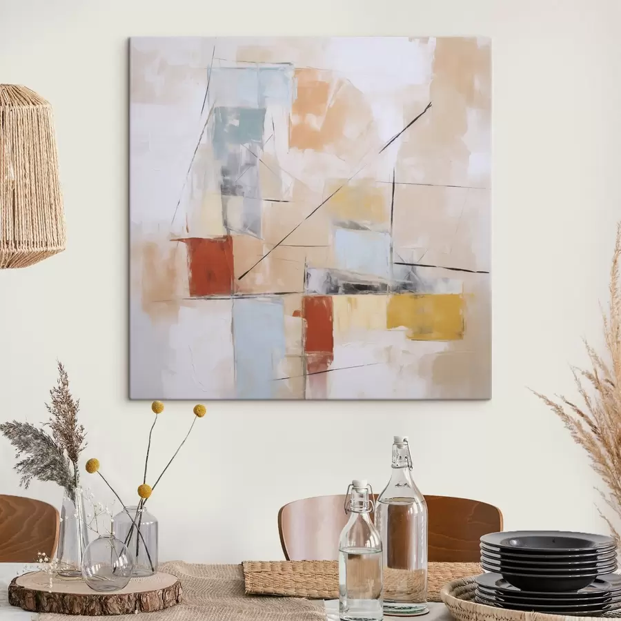 Glezna Haotiska, abstraktā nolietotas gleznas imitācija s48418