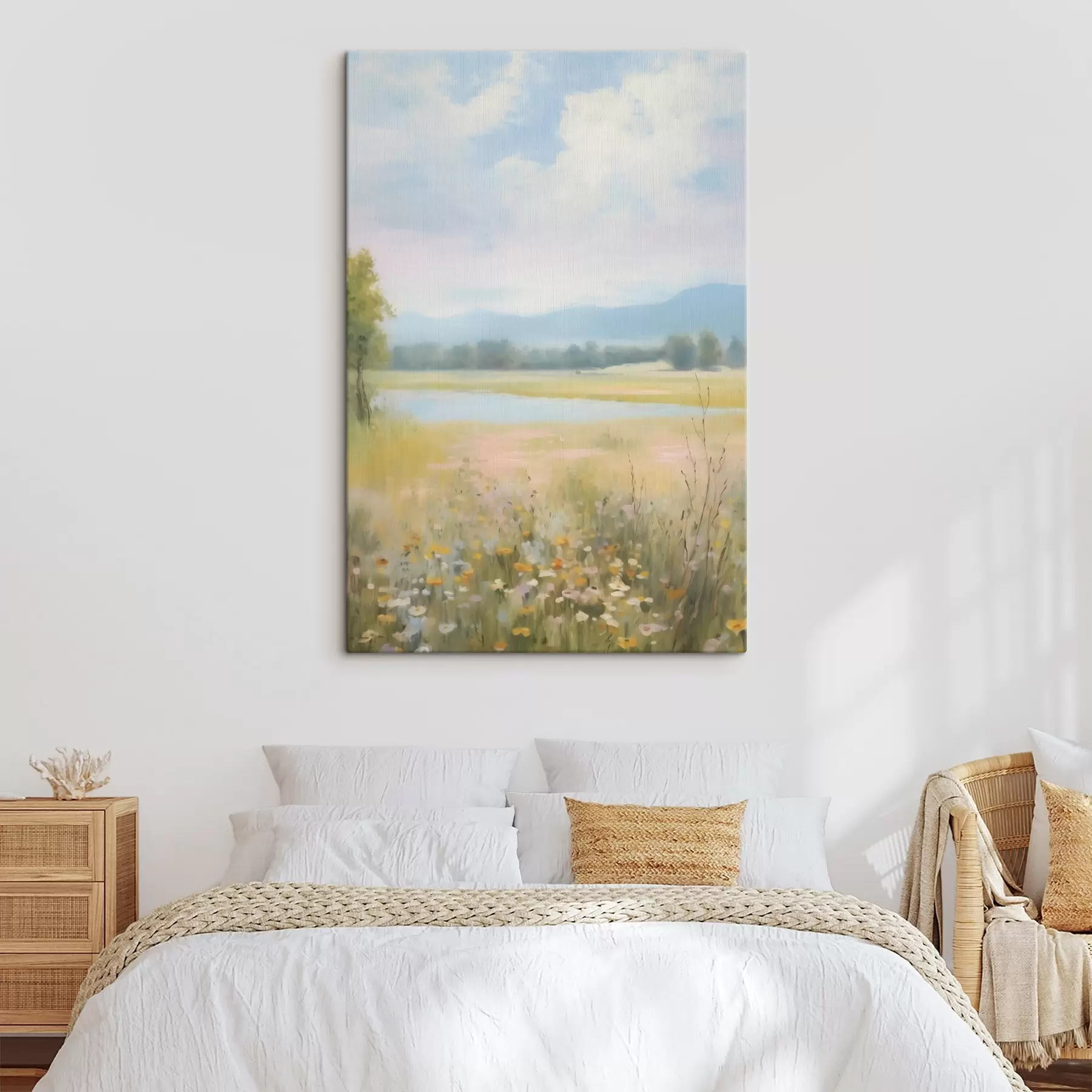 Glezna Lauka ainavu imitācija glezniecības s48419