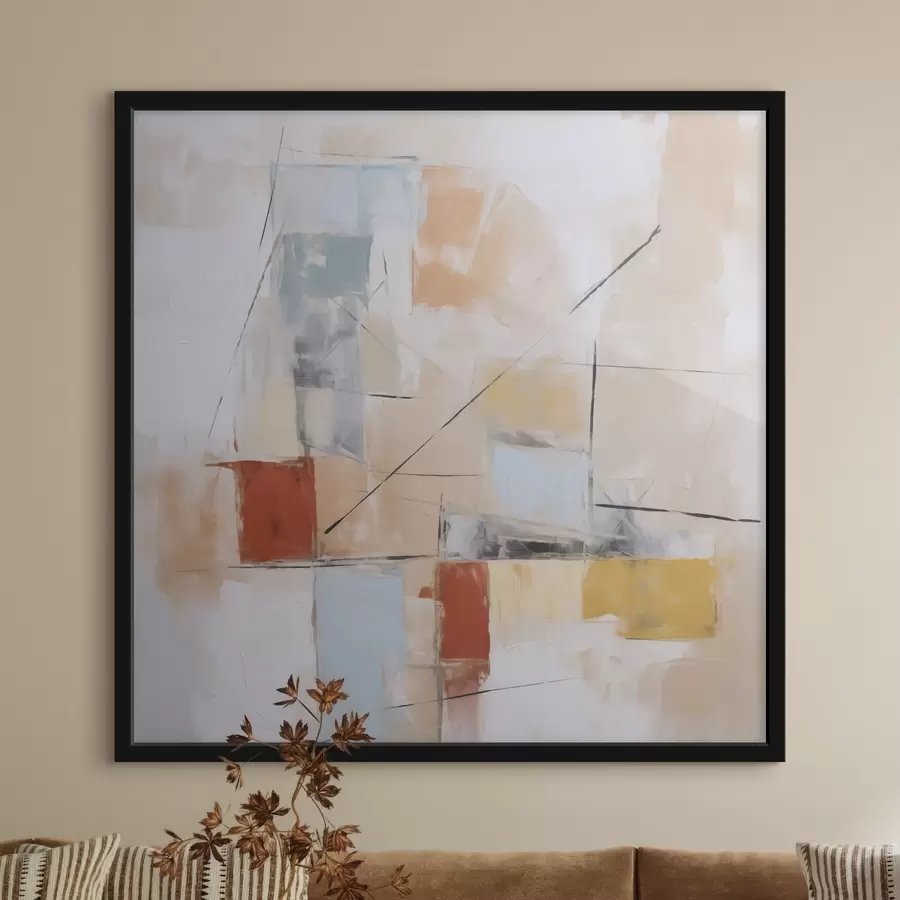 Fototapetes Haotiska, abstraktā nolietotas gleznas imitācija f48418