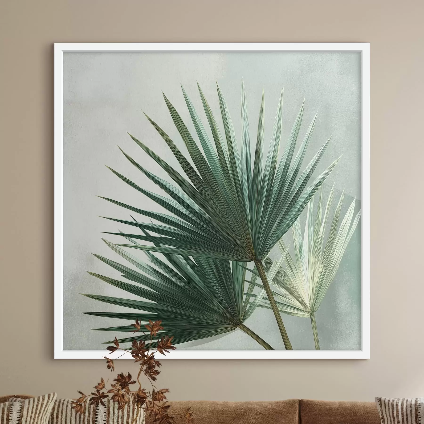 Fototapetes Kompozīcija „Palmu lapas“ f48465