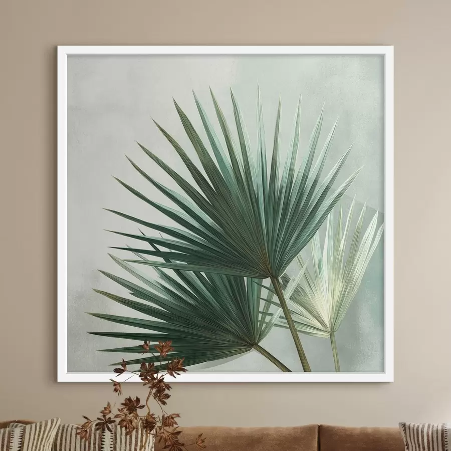 Fototapetes Kompozīcija „Palmu lapas“ f48465