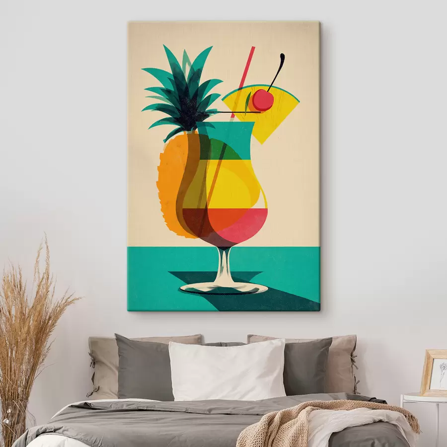 Glezna Tropu kokteiļu glāze s48470