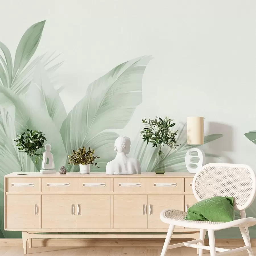 Fototapetes Banānu lapas, garas lapas w05377v3